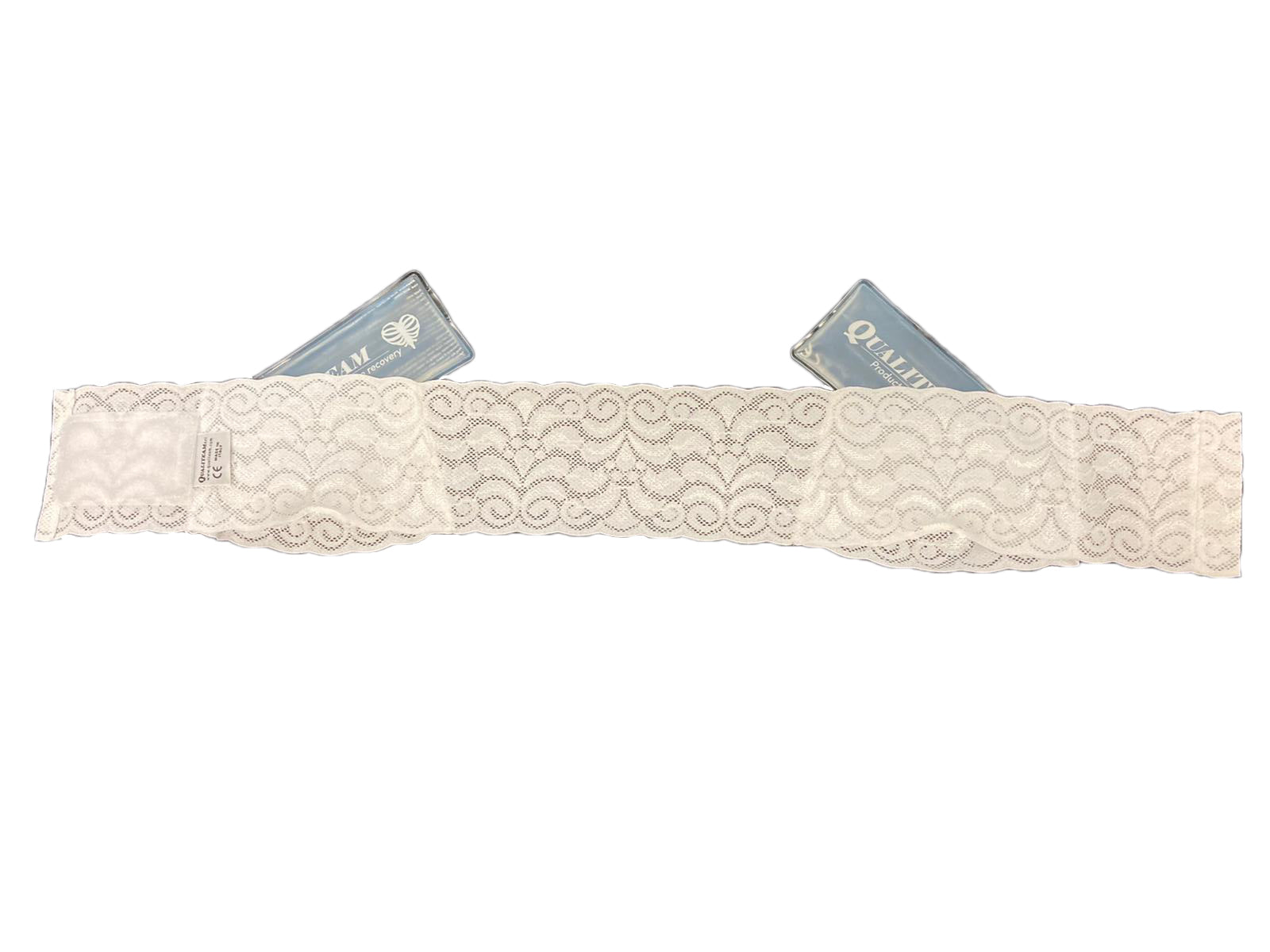 Postoperative Ear Band with cold packs included